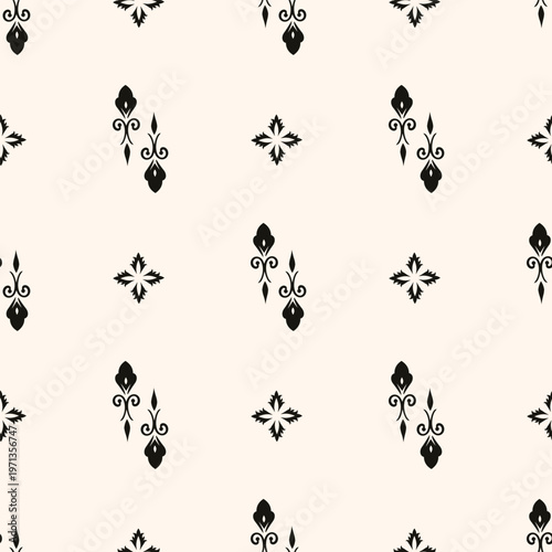  Vector minimal geometric seamless pattern. Small linear element modern lux fabric design textile swatch ladies dress, man shirt all over print block 