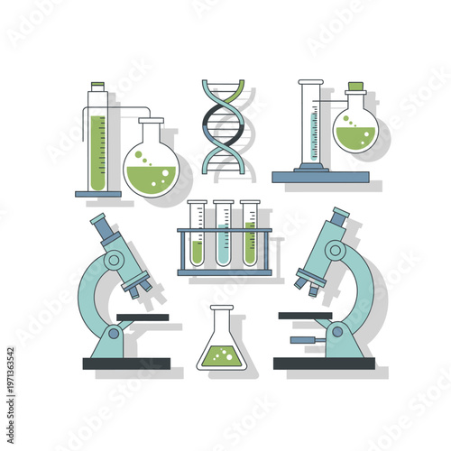 Science Laboratory Equipment Set
