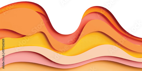 Abstract colorful background featuring a flow of vibrant rainbow waves and light curves in a vector illustration style for a modern web banner template or artistic wallpaper backdrop