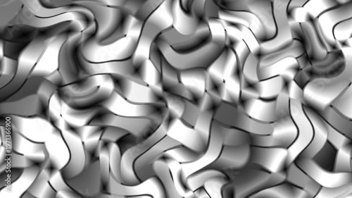 Abstract Metallic Background Silver Aluminum Foil Crumpled Reflective Steel Sheets