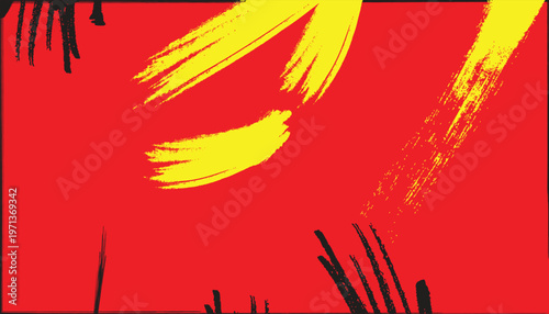 Abstract colorful paint brush stroke background vibrant artistic grunge texture modern expressive acrylic splash pattern creative vector design backdrop