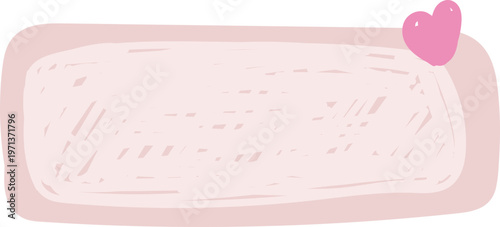 Pink  Stationery Paper memo label 