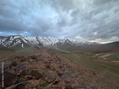mountains of  Plateau Yagour  I Atlas Mountains I Morocco
