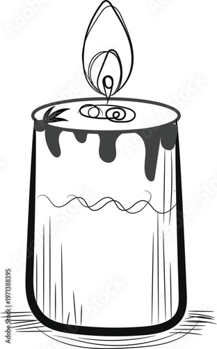 Cartoon vector illustration of a sweet fruit jam jar and glass food container isolated on a white background