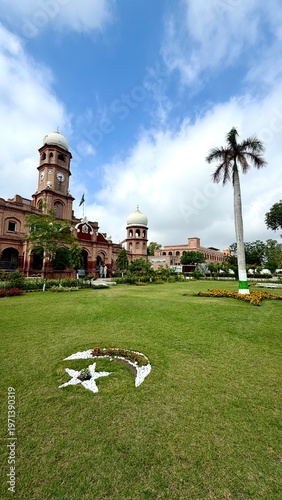 Sadiq Dane School Courtyard and Heritage Structure in Bahawalpur