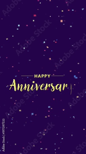 Happy wedding anniversary greetings, happy marriage anniversary wishes, Vertical Video