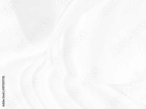 beauty fashion white and gray abstract soft fabric smooth curve shape decorate textile background