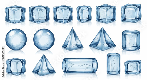 Collection of various clear gemstones.