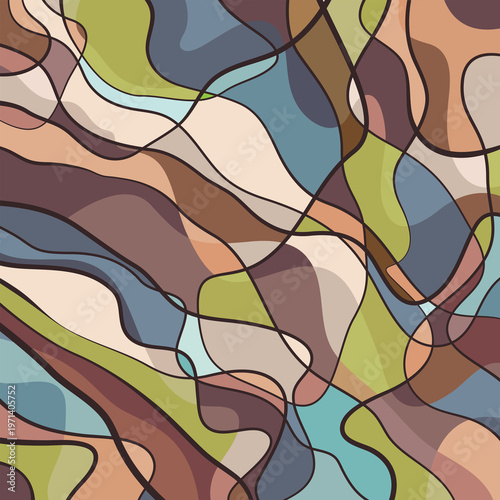 Simple hand drawn background. Colorful poster background.