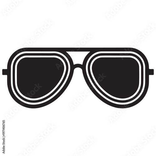 Black and white of headphones with thick padding audio equipment