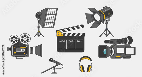 Film making equipment and tools.