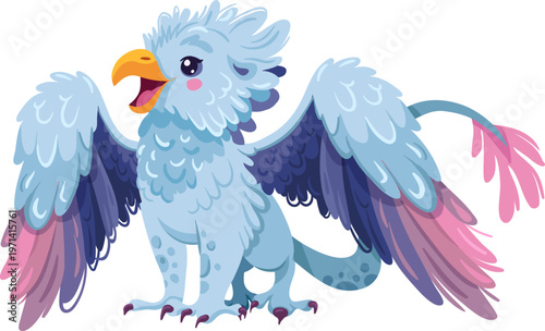 Cute Griffin Illustration