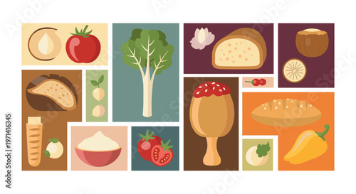 A cheerful illustration of a smoothie and an apple, evoking feelings of health and wellness for marketing or advertising use.