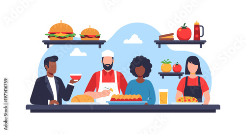 A calm and focused businessperson sitting at a desk, feeling productive and professional.