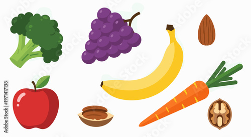 A vibrant red apple with a green leaf on a white background, conveying freshness and health.