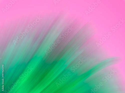 Abstract gradient Blurred colored background. Smooth transitions of iridescent pink and green colors. Colorful Rainbow backdrop Smooth Texture Graphic wallpaper