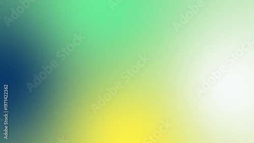 Deep Blue Green Yellow Gradient Background abstract