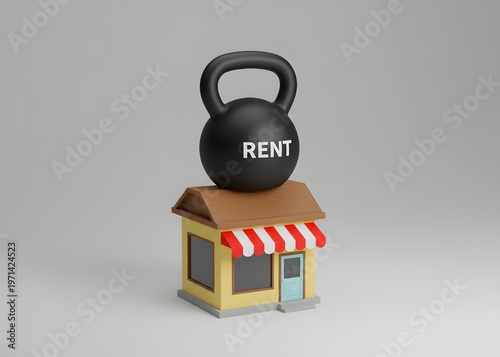 High rent costs for businesses. Expensive rent for commercial space. Economic pressures, real estate market challenges, financial crisis. Small business survival, inflation, property.
