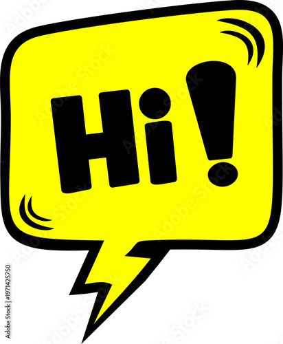 Cartoon comic sign burst clouds. Speech bubble, Hey Sign Hi sign expression and pop art text frames. Comics mem expressions speech, superhero book Bang label. Isolated vector symbols set