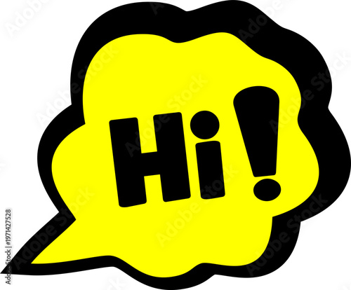 Cartoon comic sign burst clouds. Speech bubble, Hey Sign Hi sign expression and pop art text frames. Comics mem expressions speech, superhero book Bang label. Isolated vector symbols set