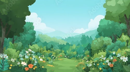 Nature-inspired visual concepts exploring seasons, sustainability, eco lifestyle, and mindfulness through immersive perspectives and diverse artistic styles.