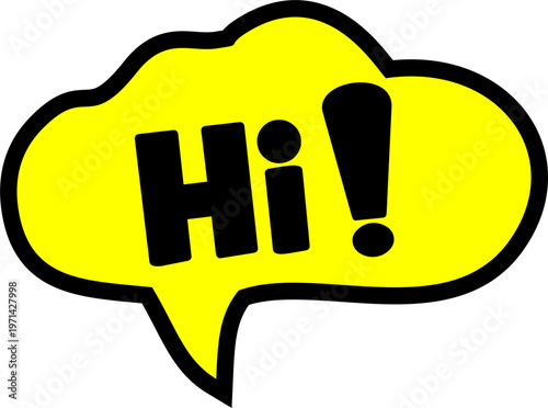 Cartoon comic sign burst clouds. Speech bubble, Hey Sign Hi sign expression and pop art text frames. Comics mem expressions speech, superhero book Bang label. Isolated vector symbols set