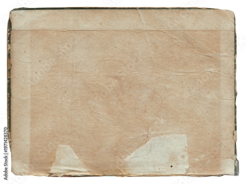 Vintage background of old ancient torn paper texture isolated