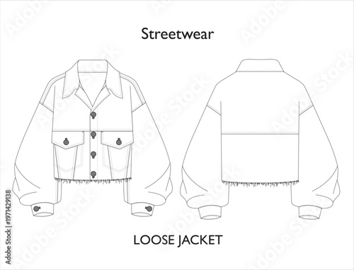 Woman Loose Oversize Jacket