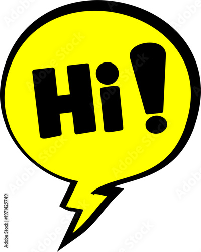 Cartoon comic sign burst clouds. Speech bubble, Hey Sign Hi sign expression and pop art text frames. Comics mem expressions speech, superhero book Bang label. Isolated vector symbols set