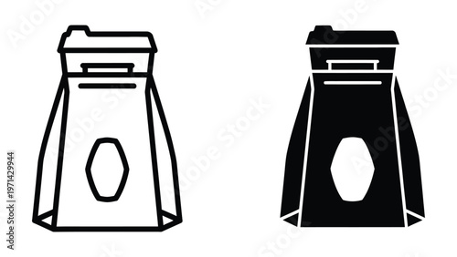 Two contrasting designs of portable toilets with different color schemes