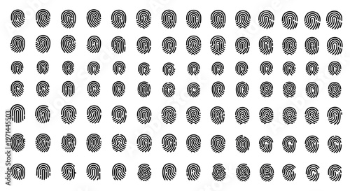 Screw, bolt, nut icons set, 64 metal fastener symbols, gray vector graphics