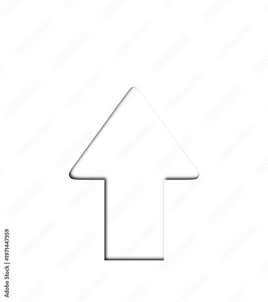 Fototapeta premium arrow icon isolated on white background