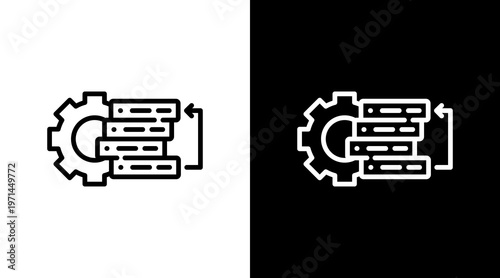 Backlog White Icon Set Design