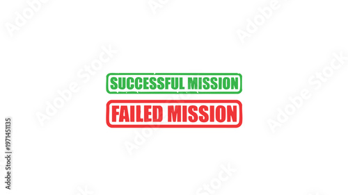 Clear distinction between successful and failed mission outcomes