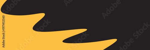 Black Dripping Liquid Silhouette on White. illustration