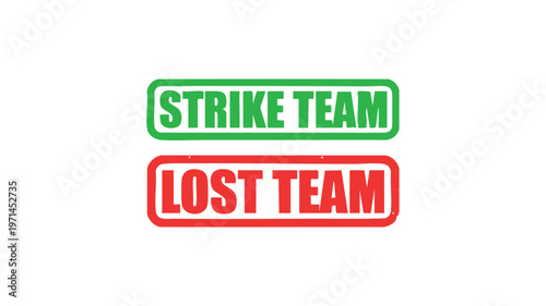 Two distinct teams, one successful and one struggling, visually represented.