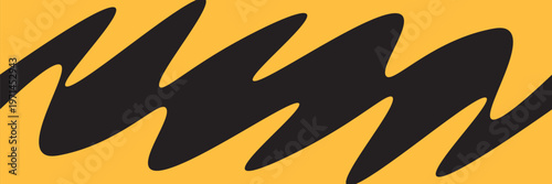 Black Dripping Liquid Silhouette on White. eps10