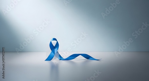 Simple ribbon symbol of support