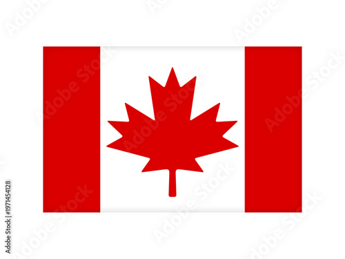 	カナダの国旗のイラスト素材3