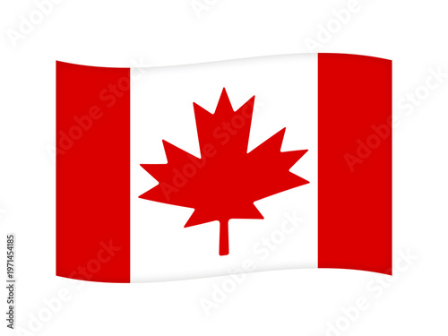 	カナダの国旗のイラスト素材4