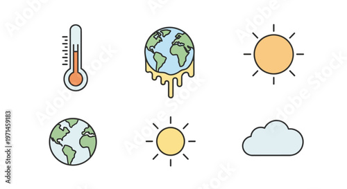 Weather Climate Change Earth Temperature.