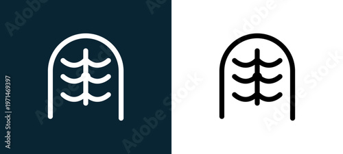 Two-color couple of fingers outline icon pair in black and white, editable stroke vector illustration for web, mobile apps, UI design, branding, and print from body parts
