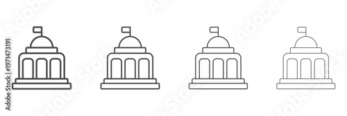 Goverment collection of icon styles