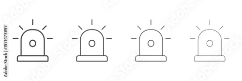 Emergency Service collection of icon styles