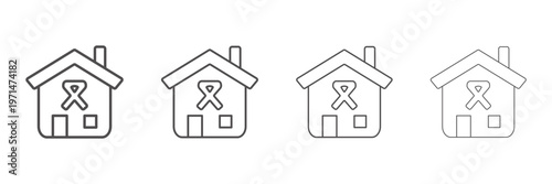 Refugee House collection of icon styles