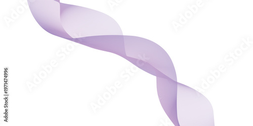 Abstract pink and purple smoke swirl in a smooth wave pattern, creating a light silk flow design on a white backdrop vector illustration