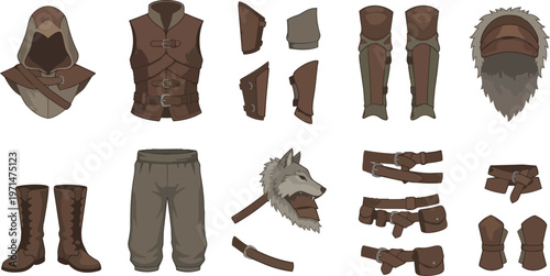 The Mandalorian costume and gear.