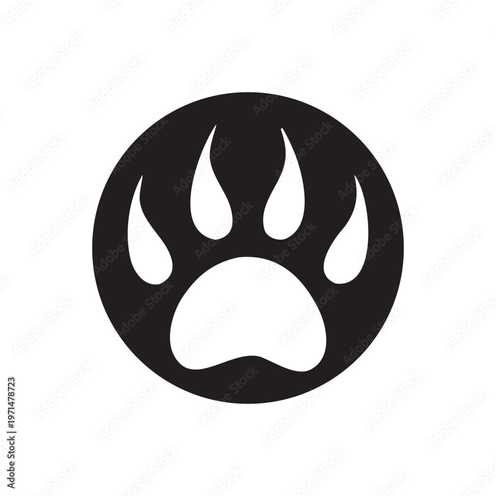 Fototapeta premium Pet Branding Dog Logo Minimal