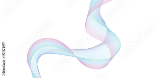 Abstract colorful smoke waves create a flowing fractal design with pink light curves and motion textures in this vector art wallpaper illustration