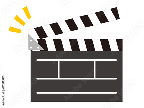 カチンコのイラスト素材2